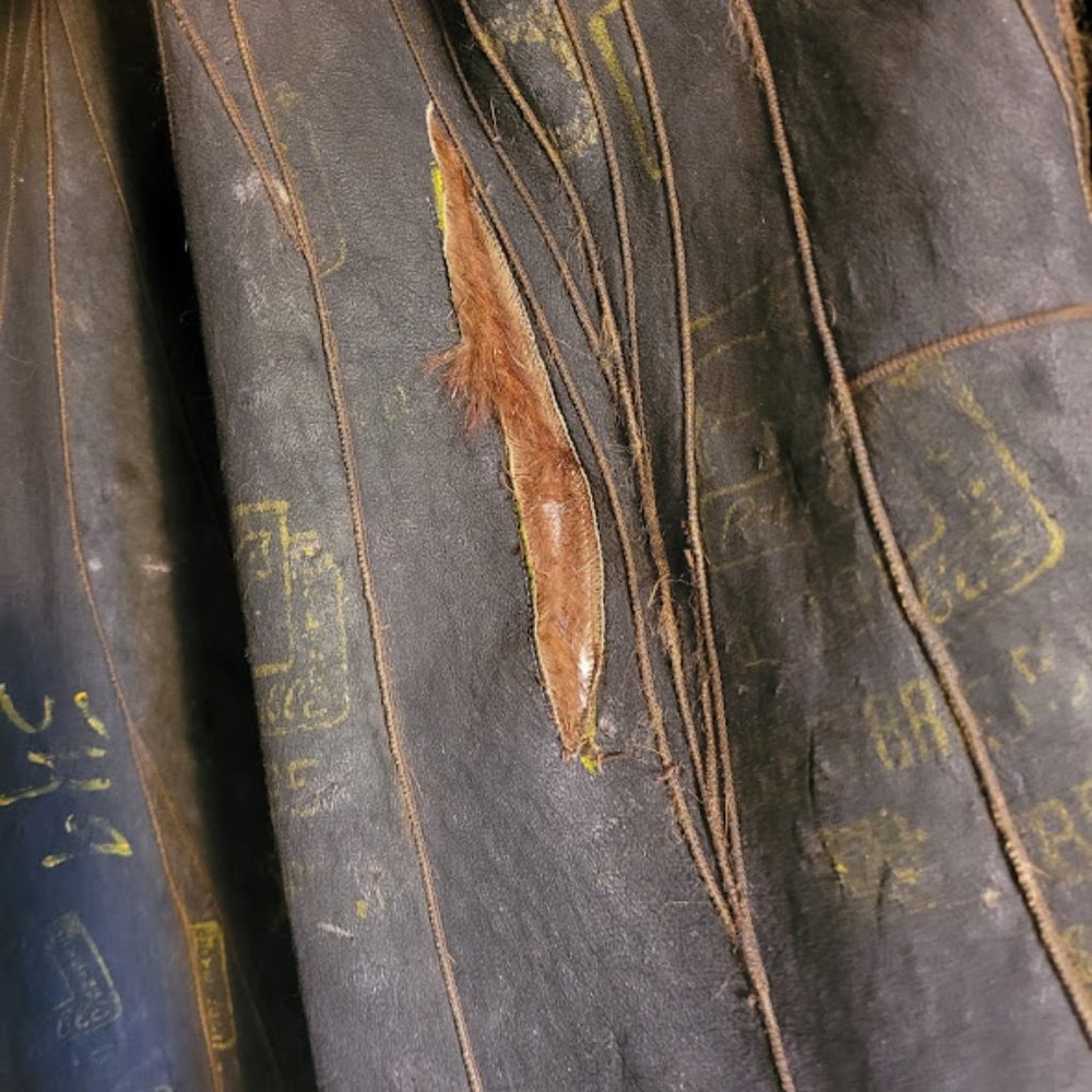 SOLD: Vintage Handmade Fur Vest Costume Renaissance Outlander Cottagecore Hunt - Picture 7 of 15